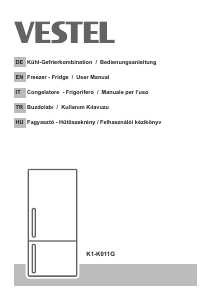 Bedienungsanleitung Vestel K1-K011G Kühl-gefrierkombination