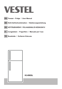 Manuale Vestel K1-D021L Frigorifero-congelatore