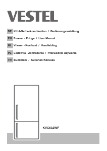 Manual Vestel KVC632WF Fridge-Freezer