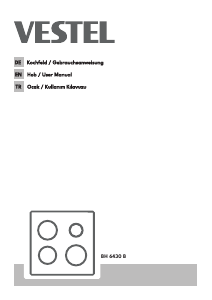 Bedienungsanleitung Vestel BH 6430 B Kochfeld