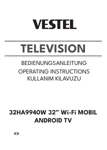 Bedienungsanleitung Vestel 32HA9940W LED fernseher