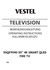 Manual Vestel 55QF9940 LED Television