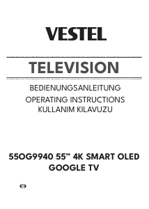 Manual Vestel 55OG9940 LED Television