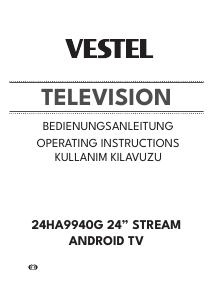 Manual Vestel 24HA9940G LED Television
