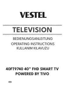 Bedienungsanleitung Vestel 40FT9740 LED fernseher