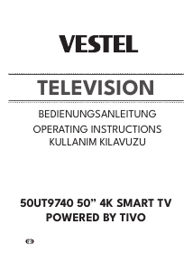 Bedienungsanleitung Vestel 50UT9740 LED fernseher