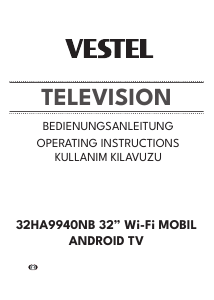 Bedienungsanleitung Vestel 32HA9940NB LED fernseher