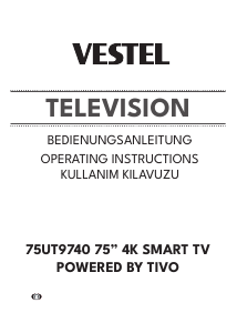 Bedienungsanleitung Vestel 75UT9740 LED fernseher