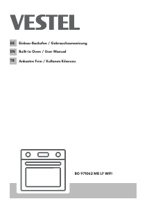 Kullanım kılavuzu Vestel BO 971062 MB LF WIFI Fırın