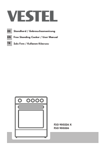 Bedienungsanleitung Vestel FSO 900226 X Herd