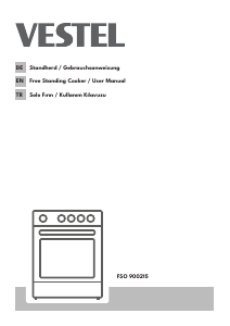Bedienungsanleitung Vestel FSO 900215 Herd