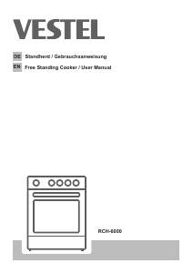 Bedienungsanleitung Vestel RCH-6000 Herd
