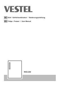 Bedienungsanleitung Vestel RKS-200 Kühlschrank