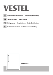 Bedienungsanleitung Vestel VEKF1116 Kühlschrank