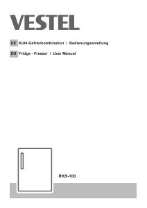 Bedienungsanleitung Vestel RKS-100 Kühlschrank