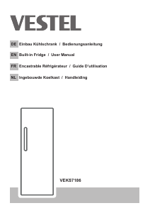 Bedienungsanleitung Vestel VEKS7186 Kühlschrank