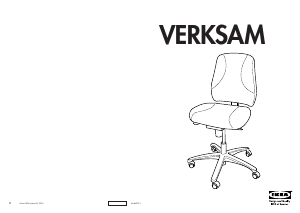 Trappenhuis Blazen morfine Handleiding IKEA VERKSAM Bureaustoel
