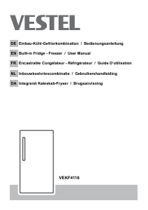 Brugsanvisning Vestel VEKF4116 Køleskab