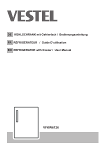 Bedienungsanleitung Vestel VFKW6126R Kühlschrank