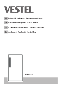 Bedienungsanleitung Vestel VEKF4115 Kühlschrank