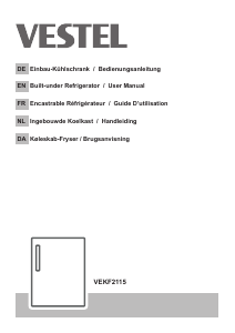 Brugsanvisning Vestel VEKF2115 Køleskab