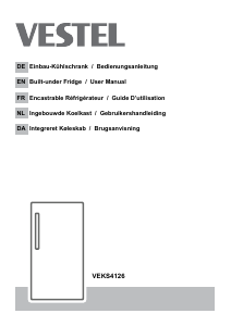 Brugsanvisning Vestel VEKS4126 Køleskab