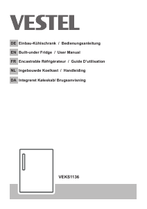 Brugsanvisning Vestel VEKS1136 Køleskab