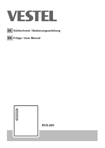 Bedienungsanleitung Vestel RVS-200 Kühlschrank