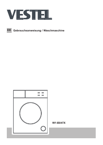 Bedienungsanleitung Vestel W1-B047X Waschmaschine