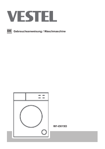 Bedienungsanleitung Vestel W1-D015O Waschmaschine