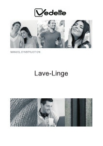 Mode d’emploi Vedette VT37026Q Lave-linge