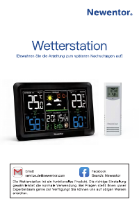 Bedienungsanleitung Newentor Q7-GREY Wetterstation
