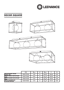 Brugsanvisning Ledvance Decor Square Lampe