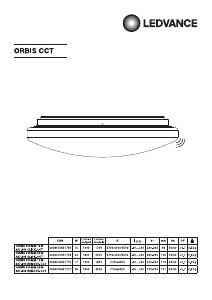 Hướng dẫn sử dụng Ledvance Orbis CCT Đèn