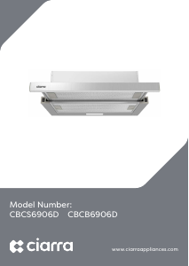 Handleiding Ciarra CBCS6906D Afzuigkap