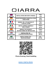Handleiding Ciarra CBCB6736F Afzuigkap