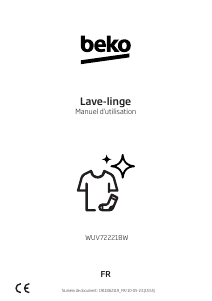 Mode d’emploi BEKO WUV72221BW Lave-linge
