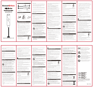 Manual de uso Bonsenkitchen MF8712 Batidor de leche