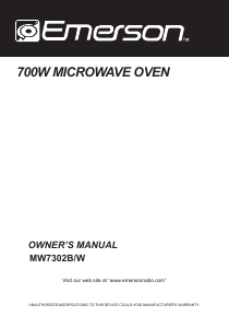 Handleiding Emerson MW7302B Magnetron