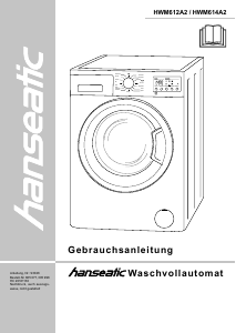 Bedienungsanleitung Hanseatic HWM 612 A2 Waschmaschine