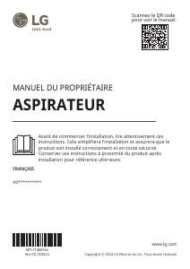 Mode d’emploi LG A9K-SLIM2N Aspirateur
