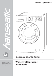 Bedienungsanleitung Hanseatic HWM 714 A3 Waschmaschine