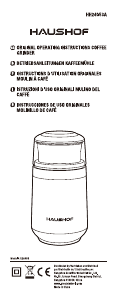 Bedienungsanleitung Haushof HH24053A Kaffeemühle