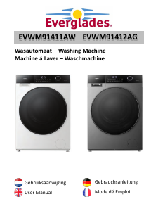 Manual Everglades EVWM91411AG Washing Machine