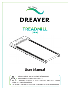 Bedienungsanleitung Dreaver S310 Laufband