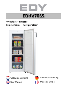 Mode d’emploi Edy EDHV7055 Congélateur