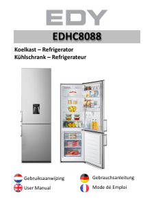 Mode d’emploi Edy EDHC8088 Réfrigérateur combiné