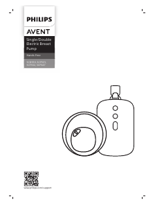 Manual Philips SCF543 Avent Pompă de sân