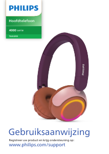 Handleiding Philips TAK4200CT Koptelefoon