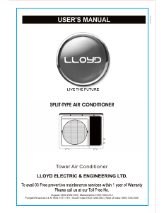 Handleiding Lloyd LT48N Airconditioner